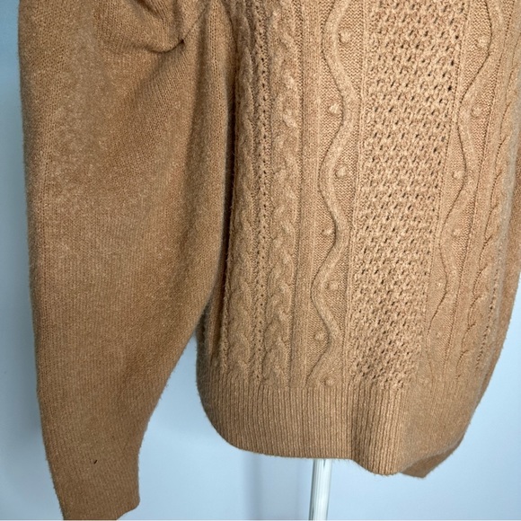 Express knit puff sleeves sweater - Picture 8 of 13